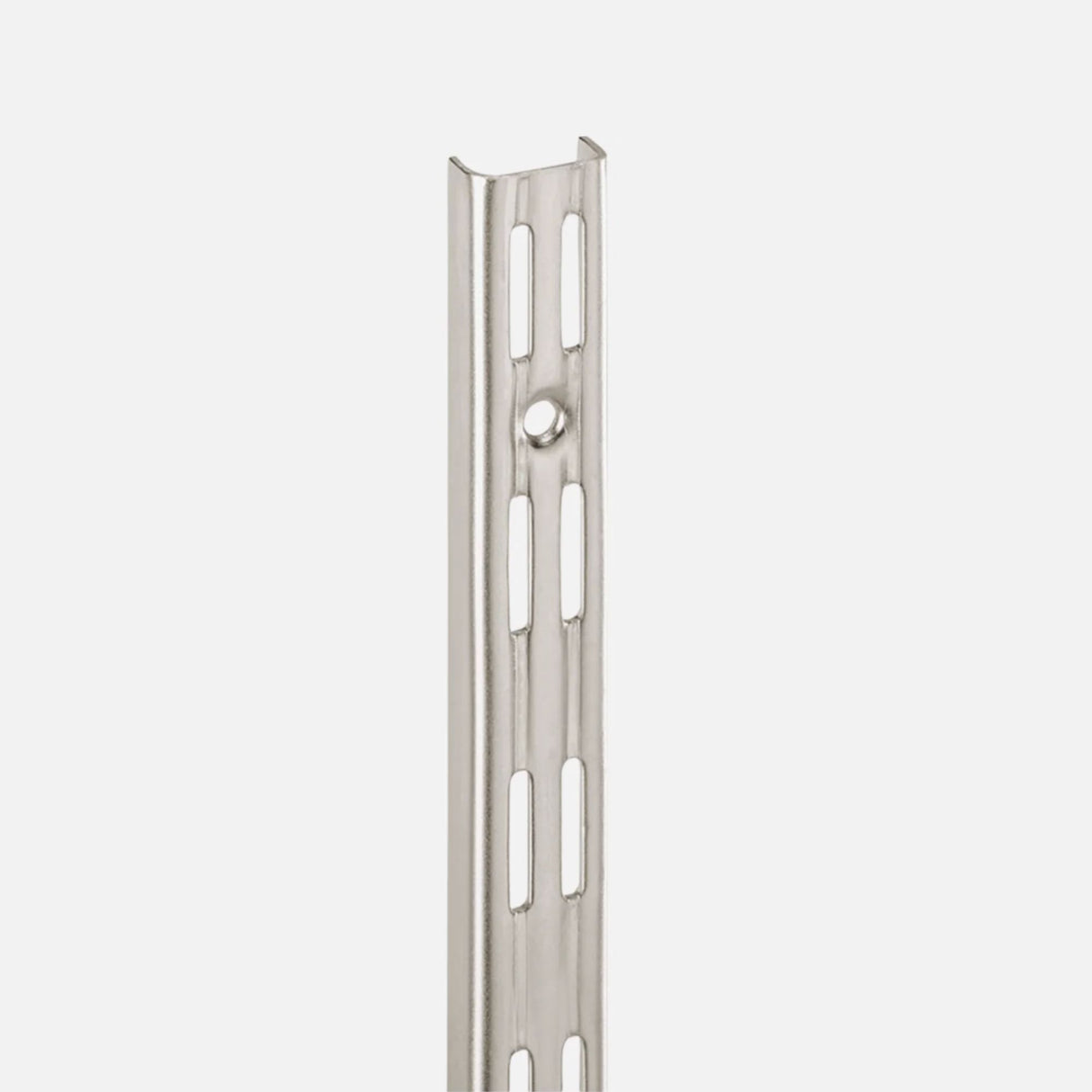 Galvanised Double Slot 50mm Pitch Wall Strips 495mm