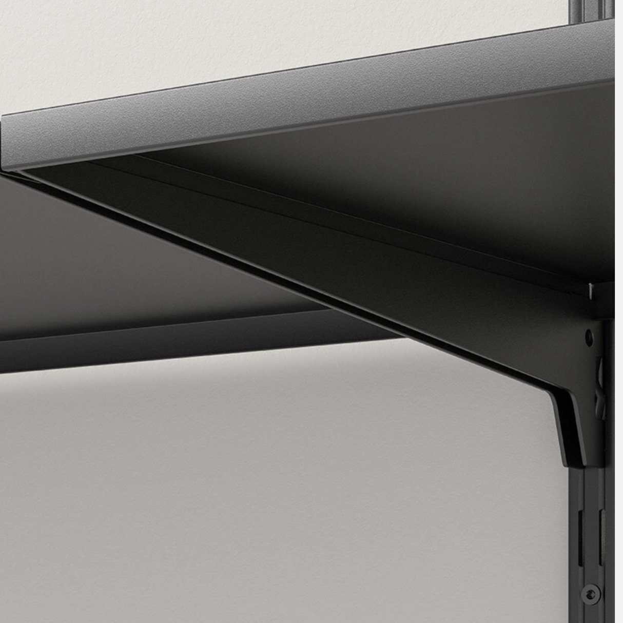 12 Steel Shelf Kit Matte Black 1500x2400x320mm