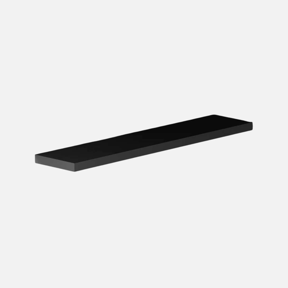 Floating Shelf Matte Black 1000x250x38mm