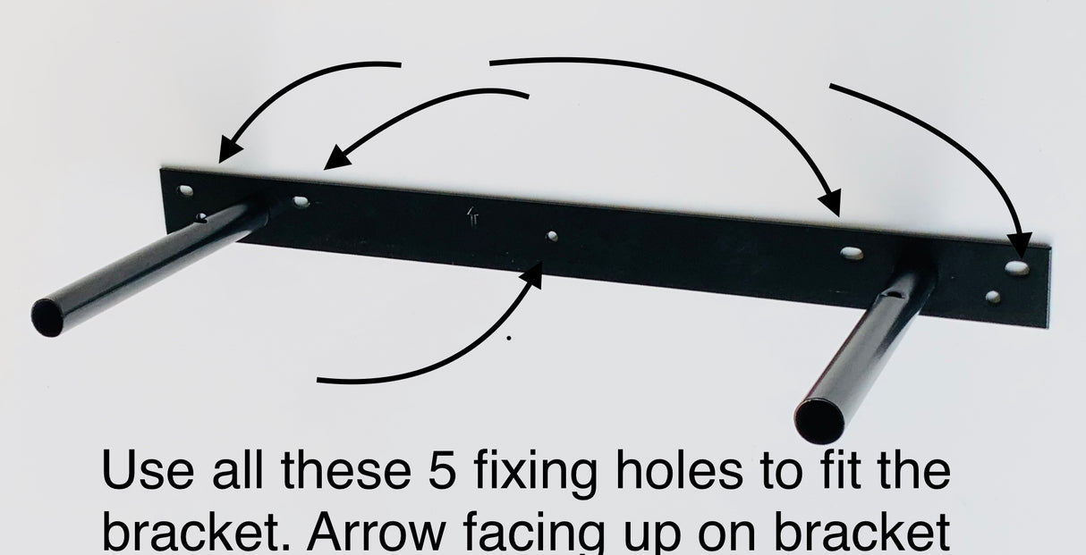 Floating Shelf Matte Black 1500x250x50mm