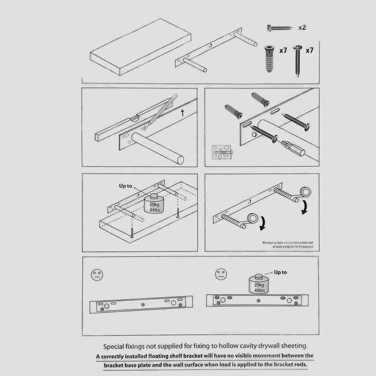 Floating Shelf Deep Matte White 900x300x50mm