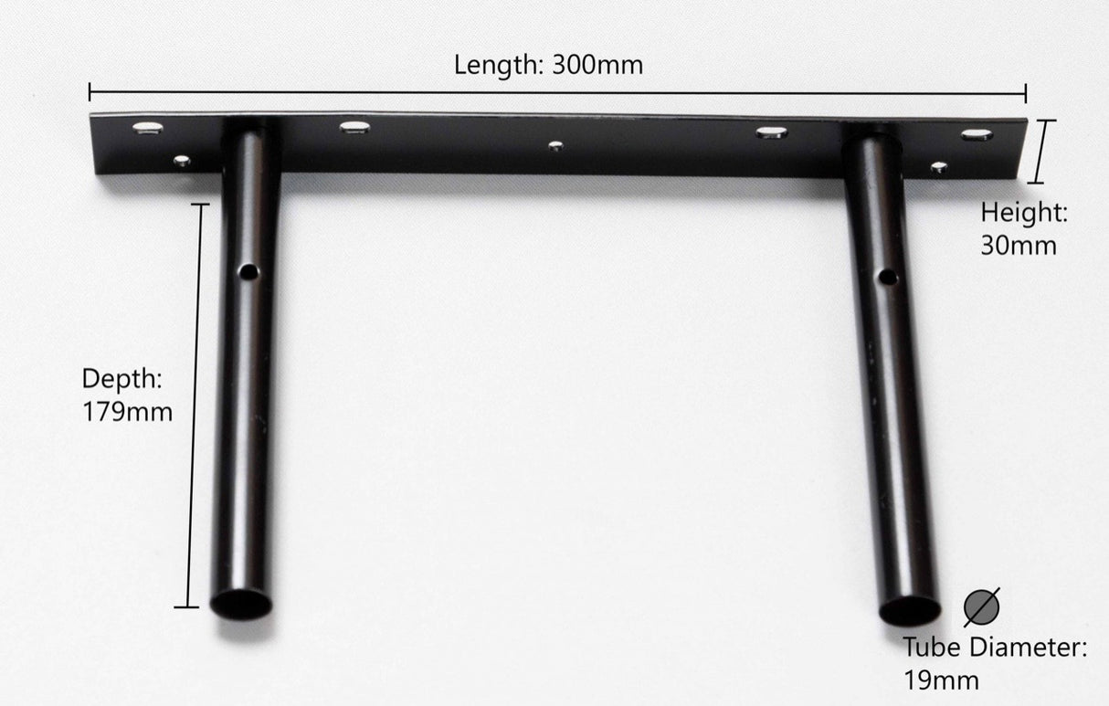 Floating Shelf Bracket Base Size 300x30x2.5mm