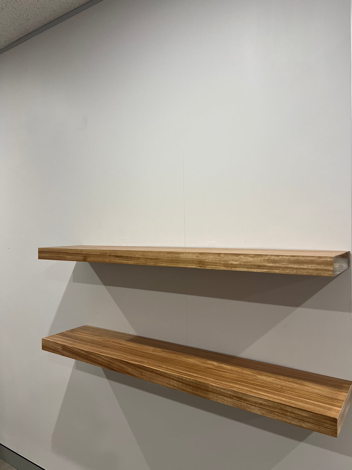 Floating Shelf Walnut Wood Veneer 450x250x50mm