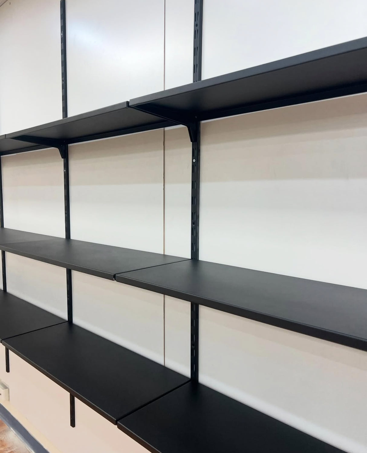 12 Steel Shelf Kit Matte Black 1500x2400x420mm