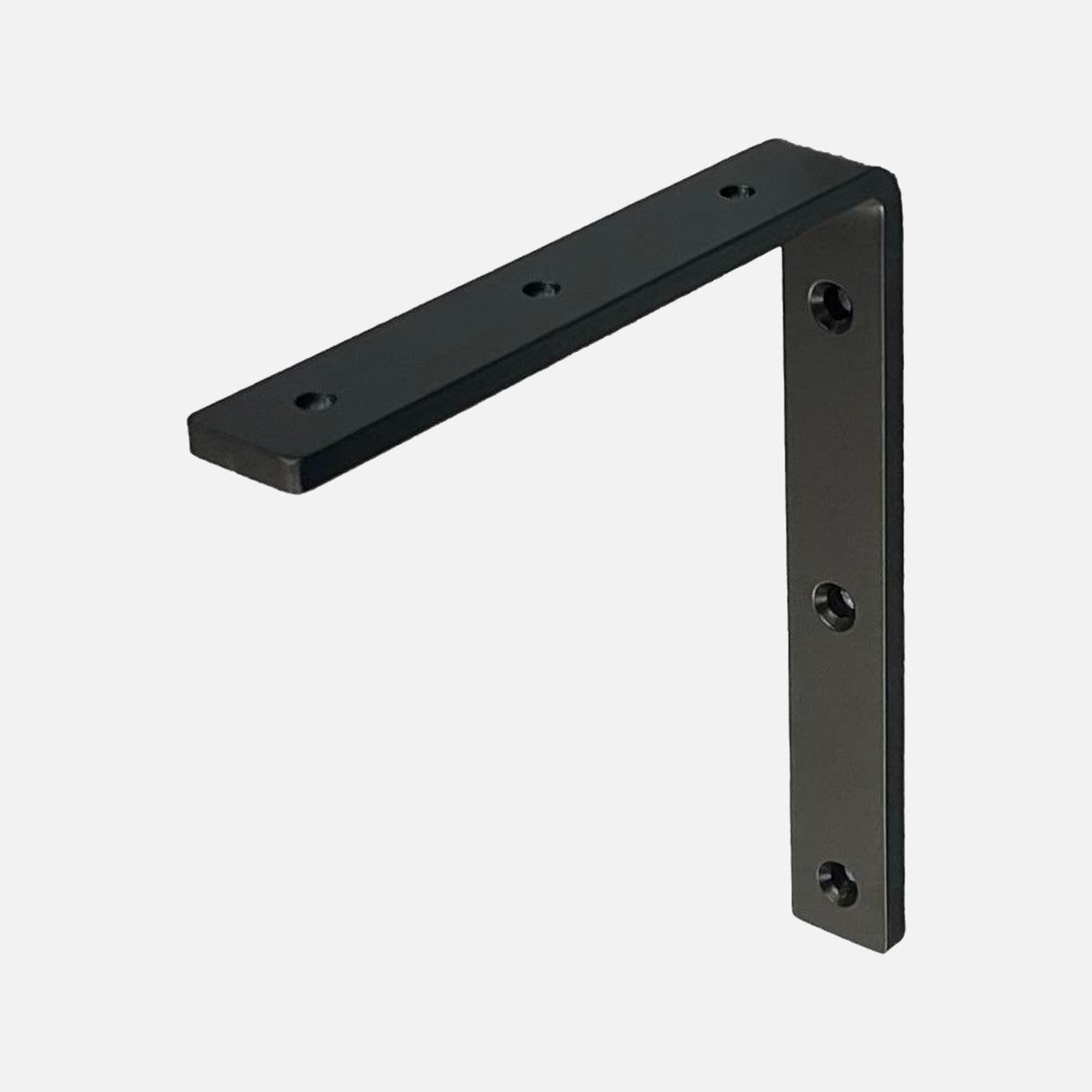 Strong Steel Shelf Bracket Matte Black 150x175x25mm