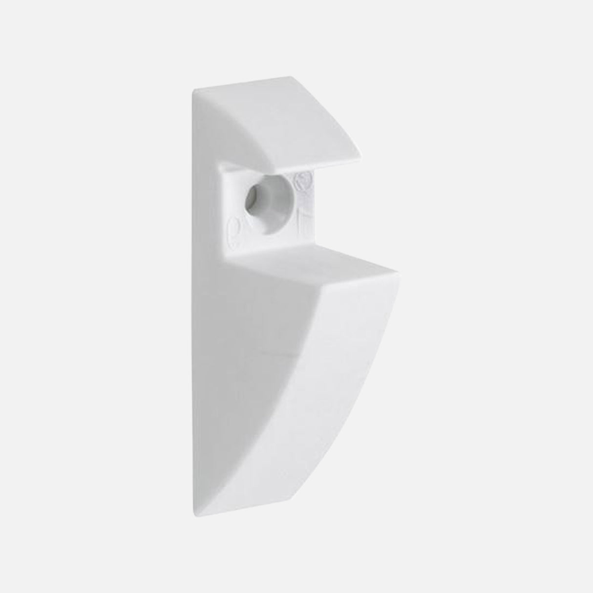 White 19mm Clip Brackets (Pair)