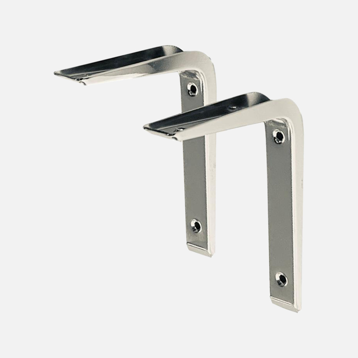 Strongbeam Bracket Chrome 150x120mm (Pair)
