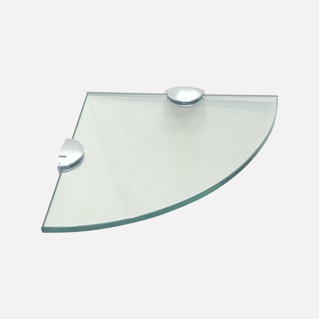Glass Corner Flic Shelf Kit 200x200x8mm