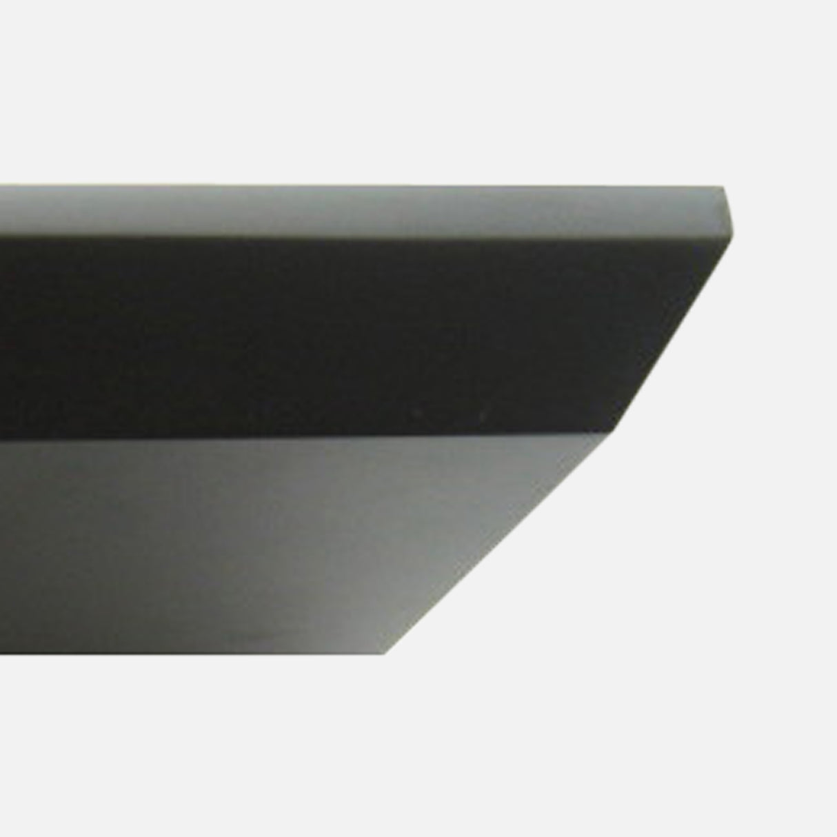 Beveled Edge Floating Shelf Matte Black 250x200x32mm