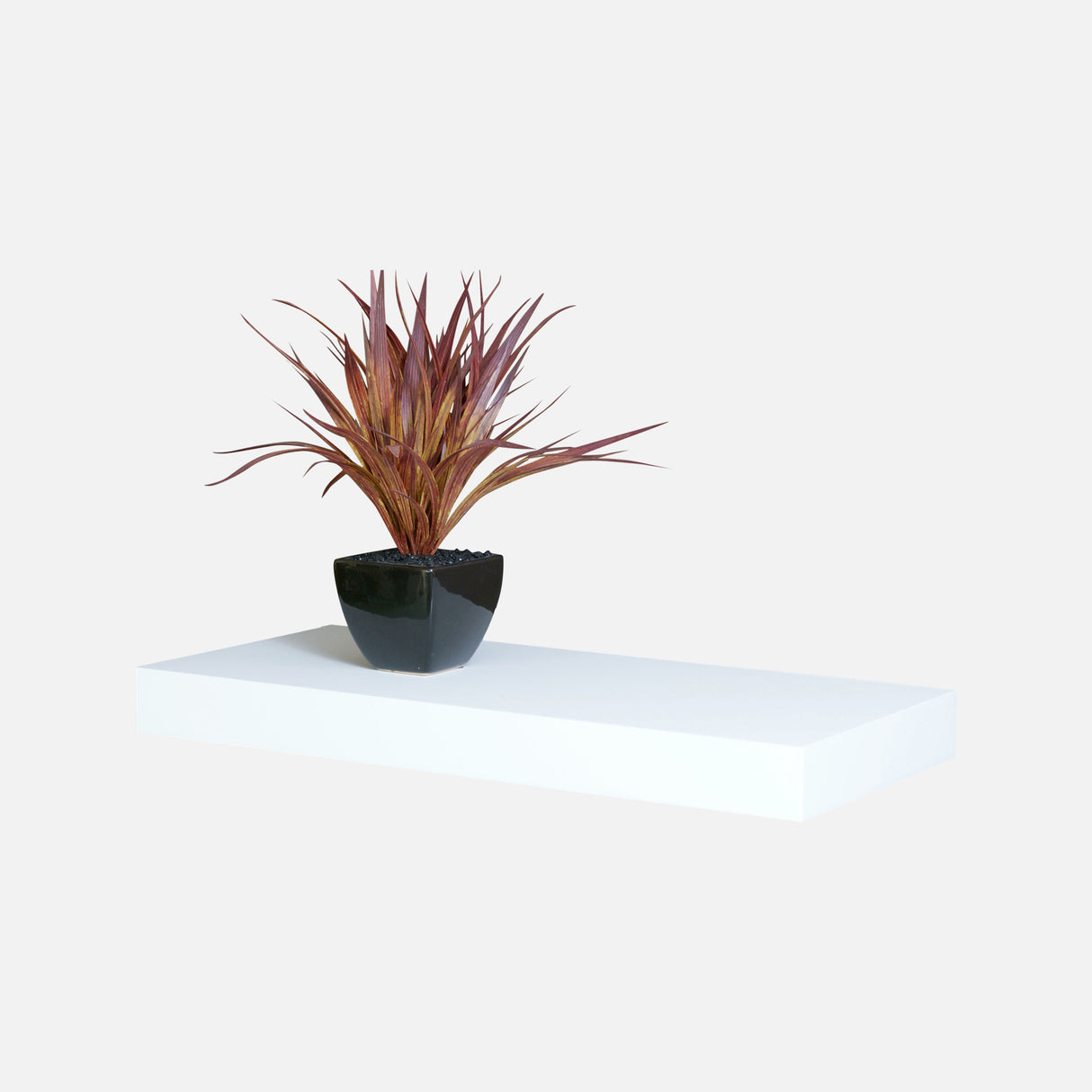 European Made Floating Shelf White 570x250x50mm
