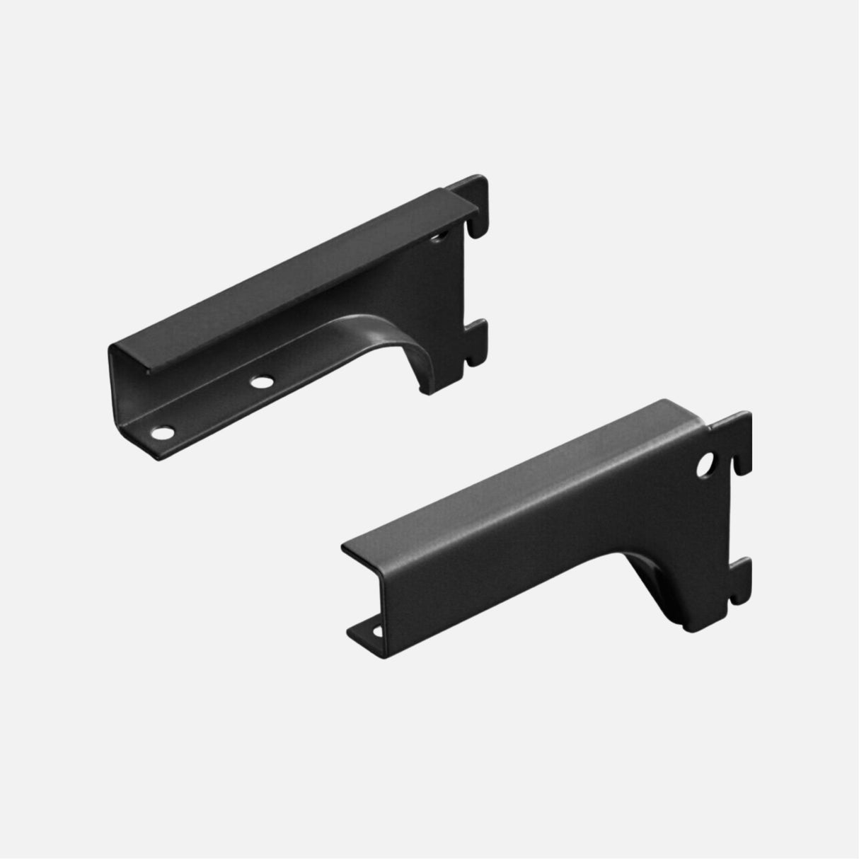Slide In 50mm Pitch Sumo Brackets Black 25mm (Pair)