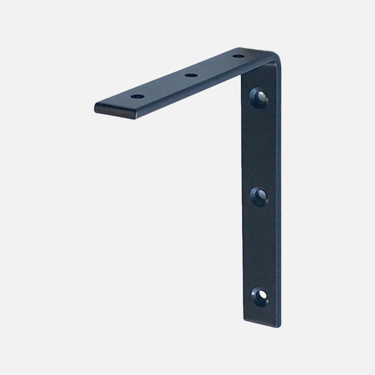 Strong Steel Shelf Bracket Matte Black 150x175x25mm
