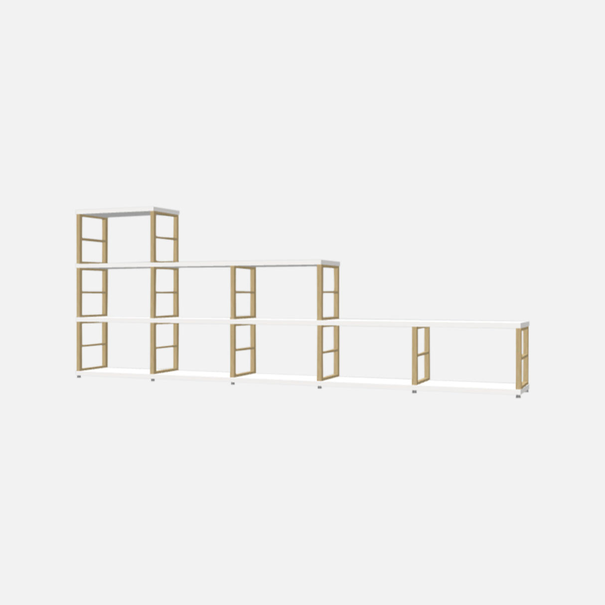 European Made Boon MAXX White & Oak 5-3-1 Step