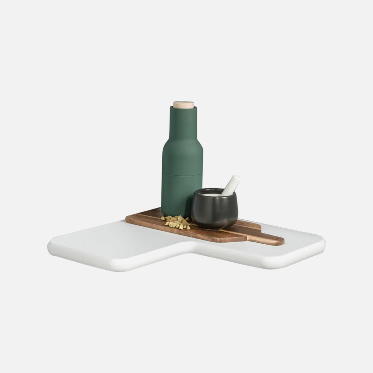 L Corner Shelf White 350x350x22mm