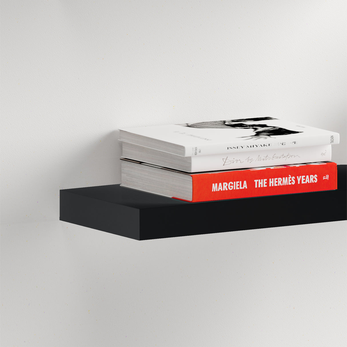 Floating Shelf Matte Black 600x250x50mm