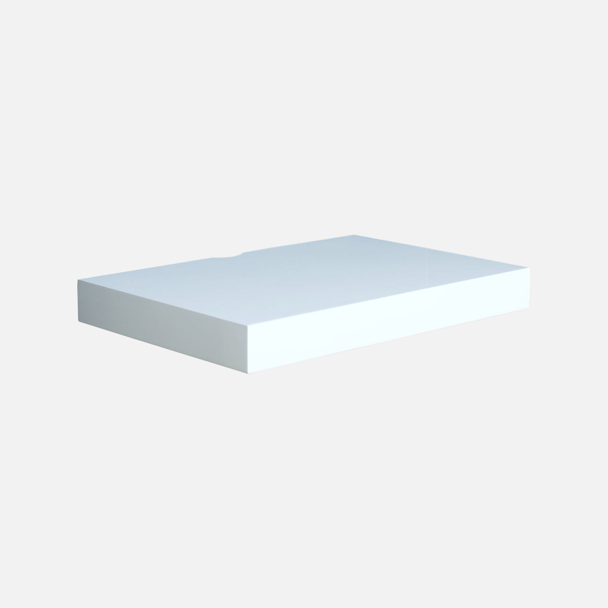 Gloss White Media Floating Shelf Kit 450x300x50mm