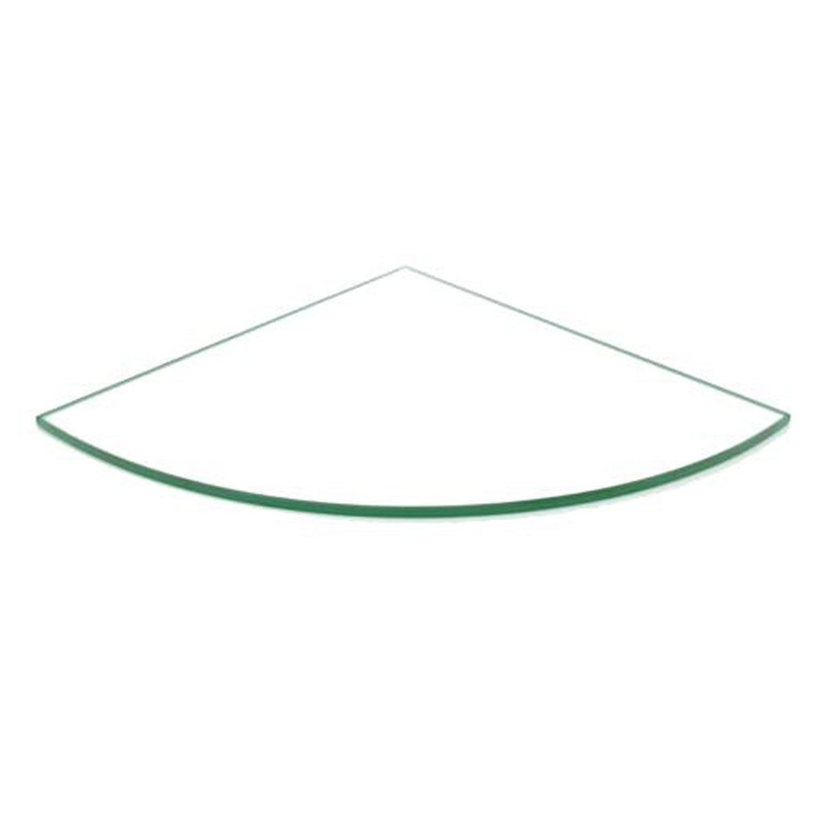 Glass Corner Shelf Kit Jam Clips Stainless 300x300x8mm