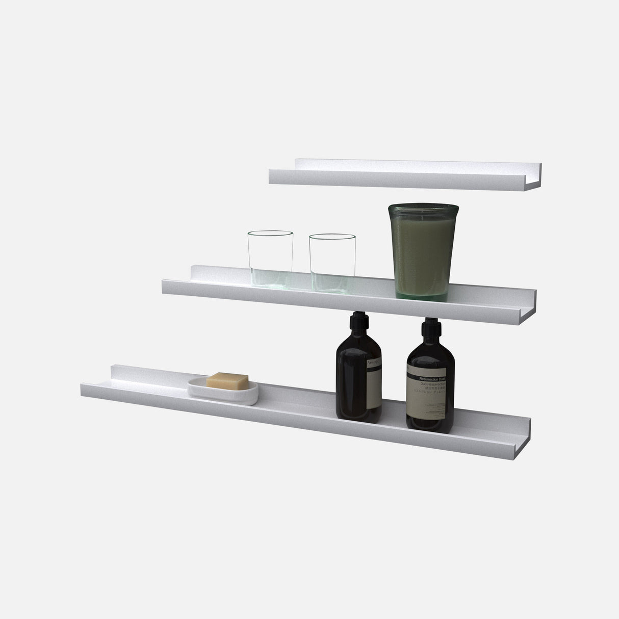 Belle Ledge Shelves 3 Sizes (Triple Deal)