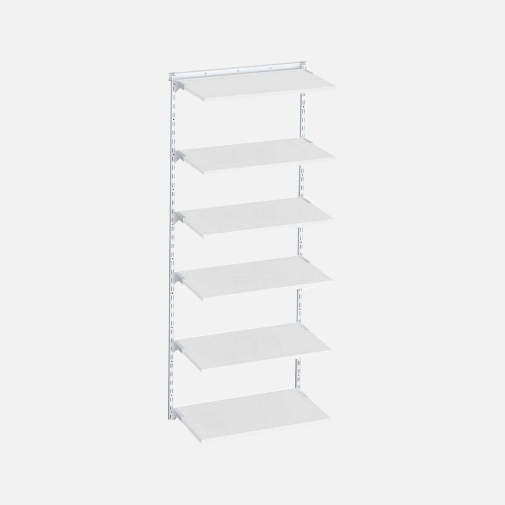 Sumo 6 Shelf Kit White 800x300x2000mm | Shelving Shop