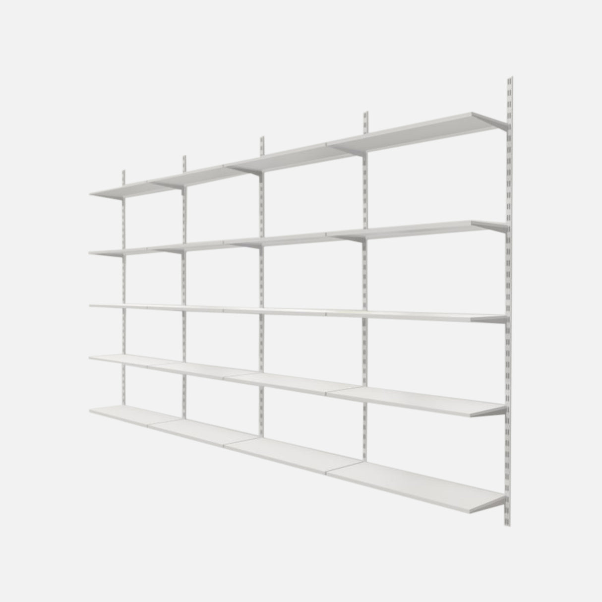 20 Steel Shelf Kit White 2000x3200x260mm