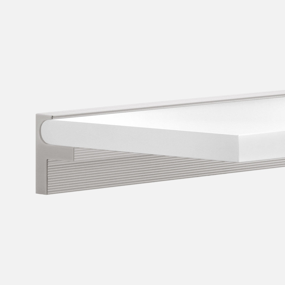 European Made Shelf Slot Kit White 1150x400x25mm
