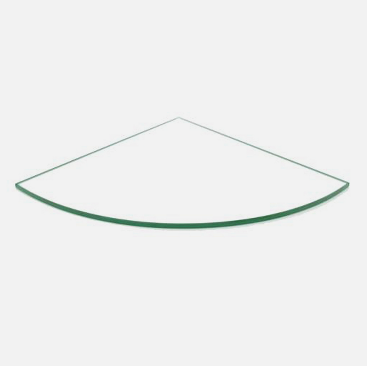 Glass Corner Shelf 200x200x8mm