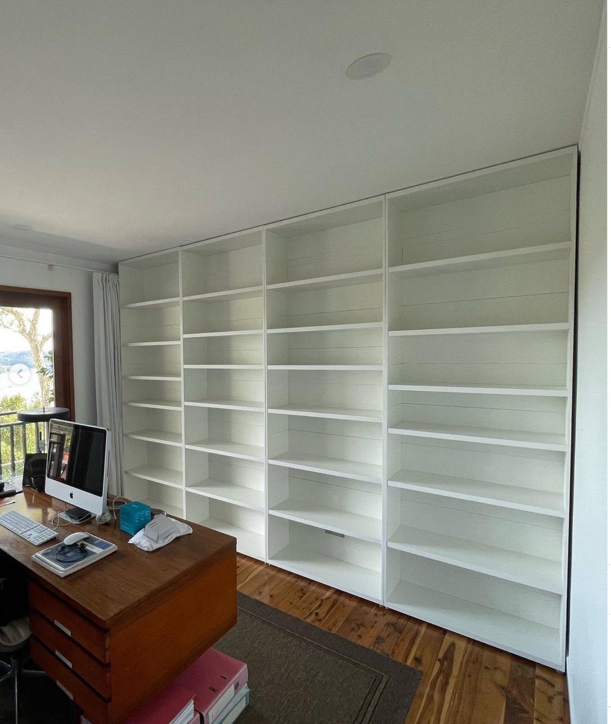 European Made Case Bookcase 4x1 Maxi White
