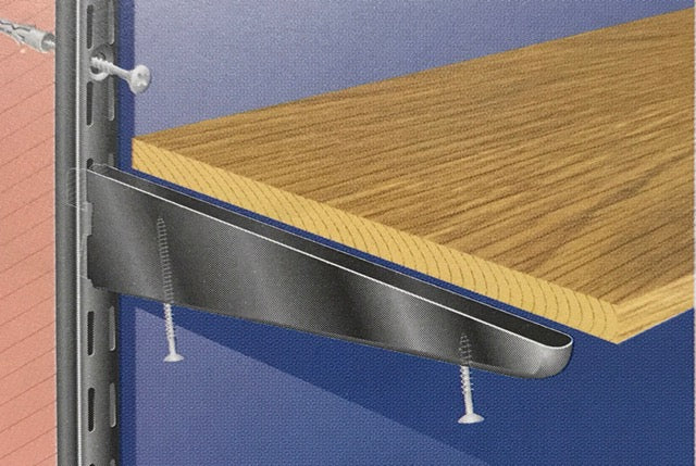 Twintrack 32mm Pitch Bracket White 27cm