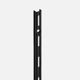 Single Slot 50mm Pitch Upright Matte Black 145mm