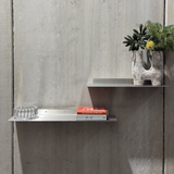 Stealth Stainless Steel Floating Shelf 600x200mm