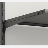 Single Track Book Stop Bracket Black