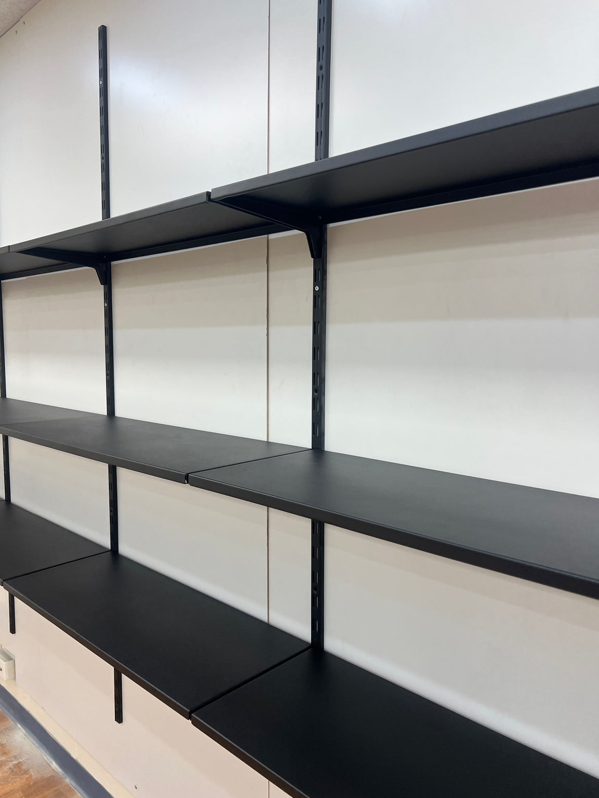6 Steel Shelf Kit Matte Black 1000x1600x320mm