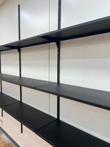 6 Steel Shelf Kit Matte Black 1000x1600x320mm