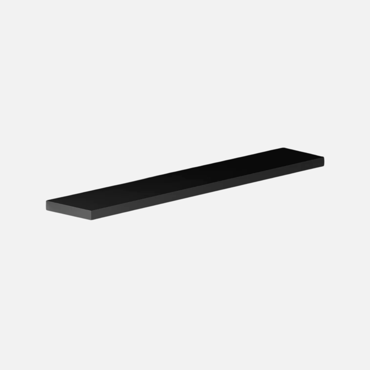 Floating Shelf Matte Black 1200x250x38mm