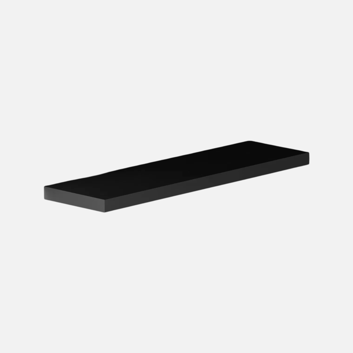 Floating Shelf Matte Black 800x250x38mm