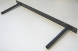 Floating Shelf Matte Black 1200x250x50mm