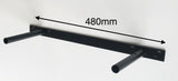 Floating Shelf Matte Black 800x250x38mm