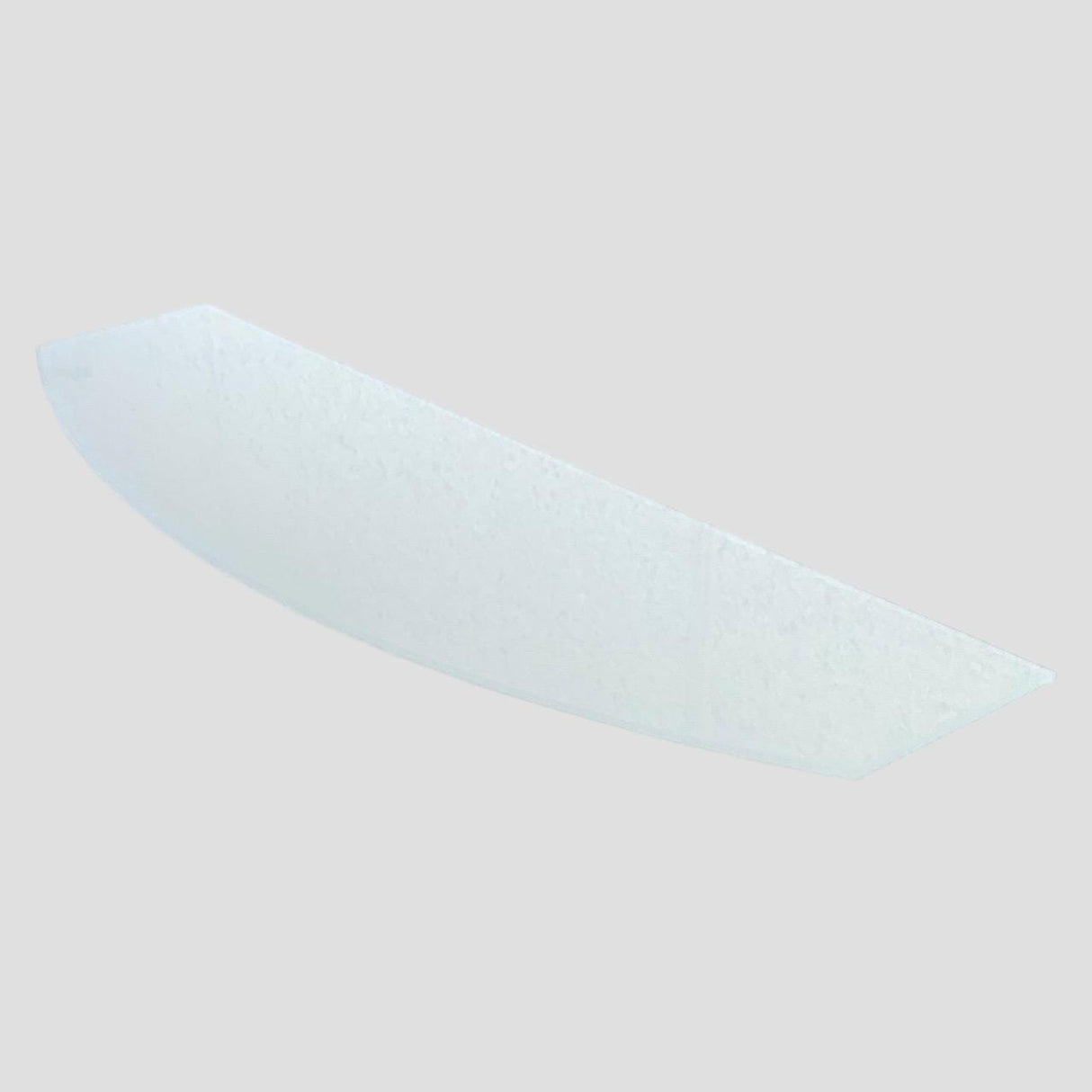 Curved Glass Shelf Crystal 800x250x6mm