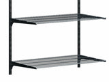 2 Steel Shelf Kit Matte Black 500x800x420mm