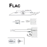 Flac Glass Clips Gold (Pair)