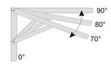 Heavy Duty Fold Down Shelf Bracket