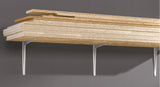 Strong Shelf Bracket Silver 400x350mm