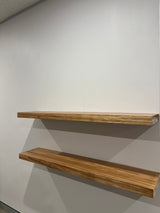 Floating Shelf Walnut Wood Veneer 450x250x50mm