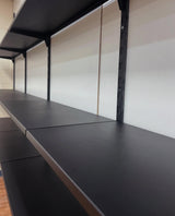 12 Steel Shelf Kit Matte Black 1500x2400x420mm
