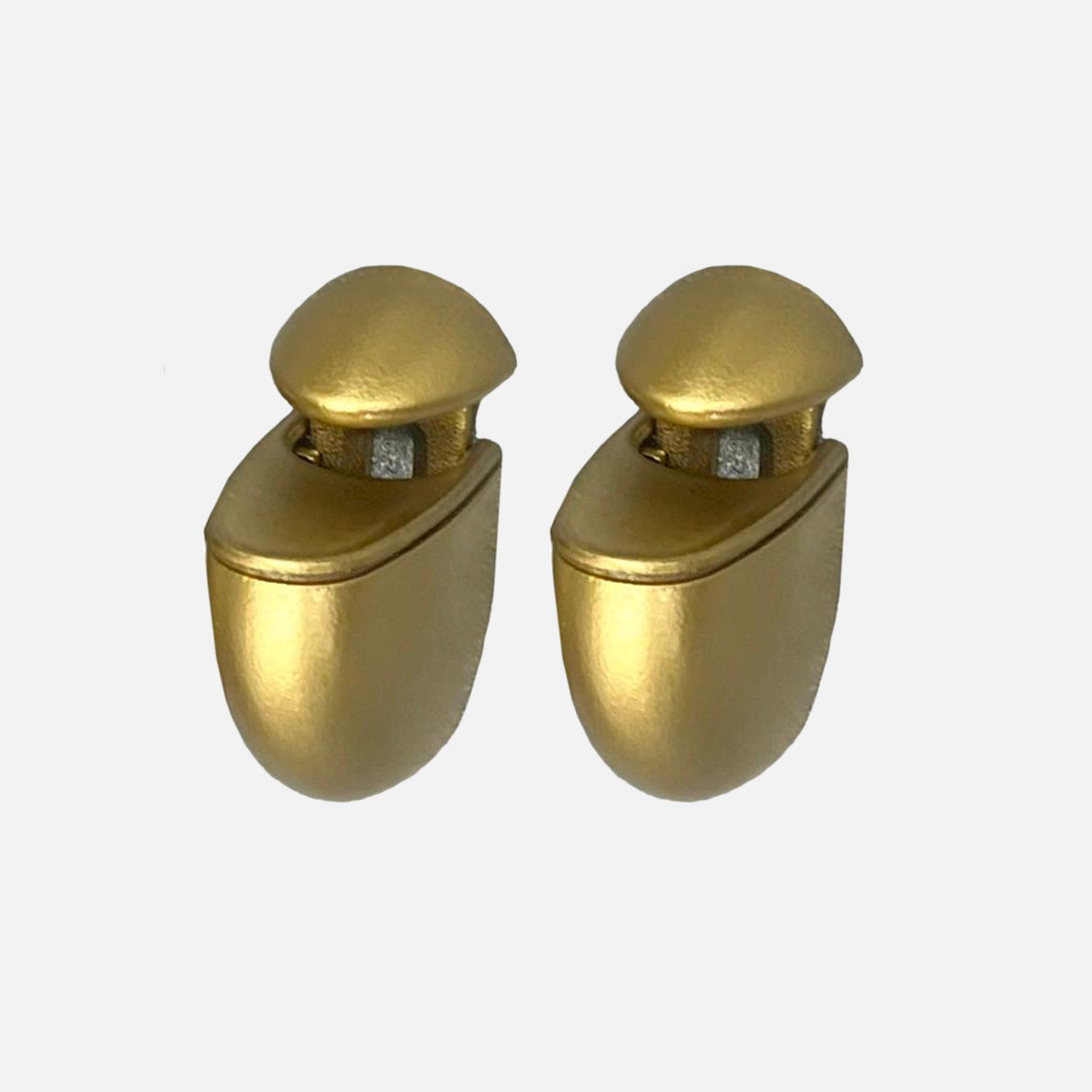 Gold Jam Brackets Small Glass Shelf Kit 300x100x8mm