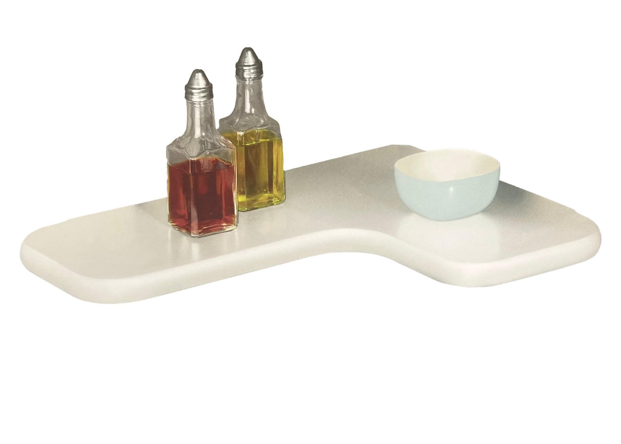 L Corner Shelf White 460x350x22mm