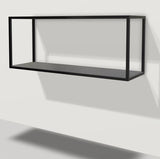 LIUM XL 1x1 Wall Mounted Unit Ash Black/Black 890x360x270mm