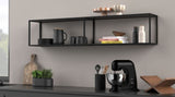 LIUM XL 1x1 Wall Mounted Unit Ash Black/Black 890x360x270mm