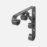 Ornamental Scroll Bracket Pewter 100x100mm (Pair)