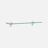 Eliot Glass Shelf Kit Square Corners 800x200x8mm